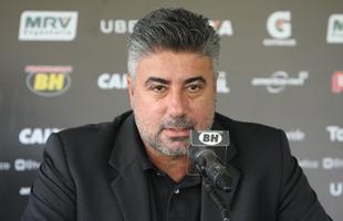 Apresentao do meia Nathan, novo jogador do Atltico