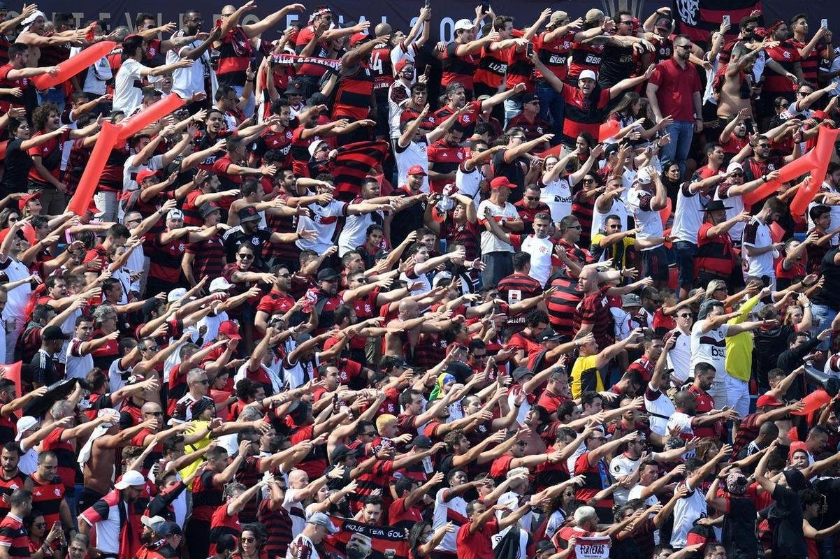 Torcida do Flamengo na final da Libertadores