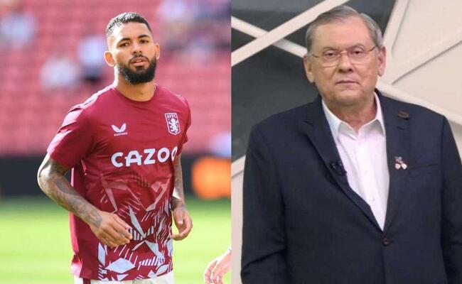 Douglas Luiz rebate post machista de Milton Neves: 'E  minha namorada'