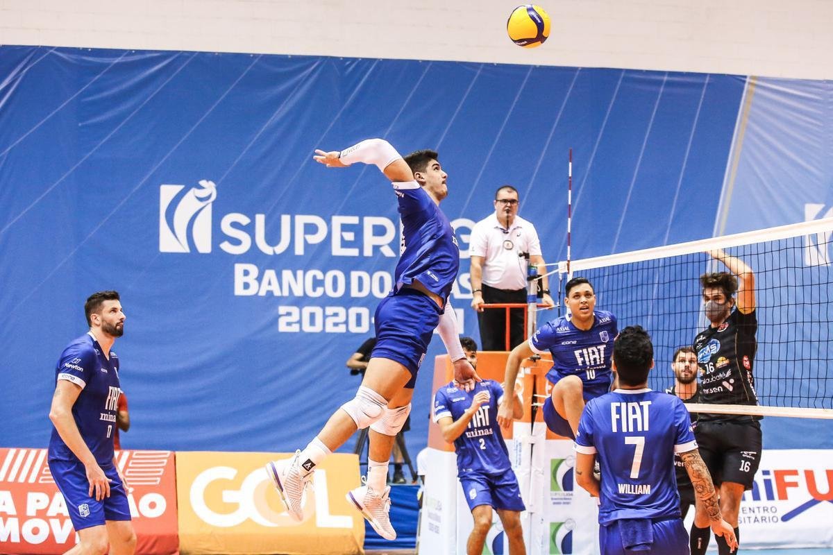 Minas no resistiu ao poderoso Taubat, perdeu por 3 sets a 0 e terminou a Superliga como vice-campeo