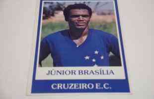Atacante Jnior Braslia (Flamengo: 1976-1978 / Cruzeiro: 1978-1980): 69 jogos por Flamengo (11 gols) e 12 jogos por Cruzeiro (1 gol)