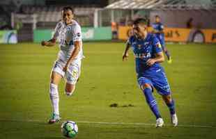 Fotos do jogo entre Santos e Cruzeiro, na Vila Belmiro, pelas quartas de final da Copa do Brasil