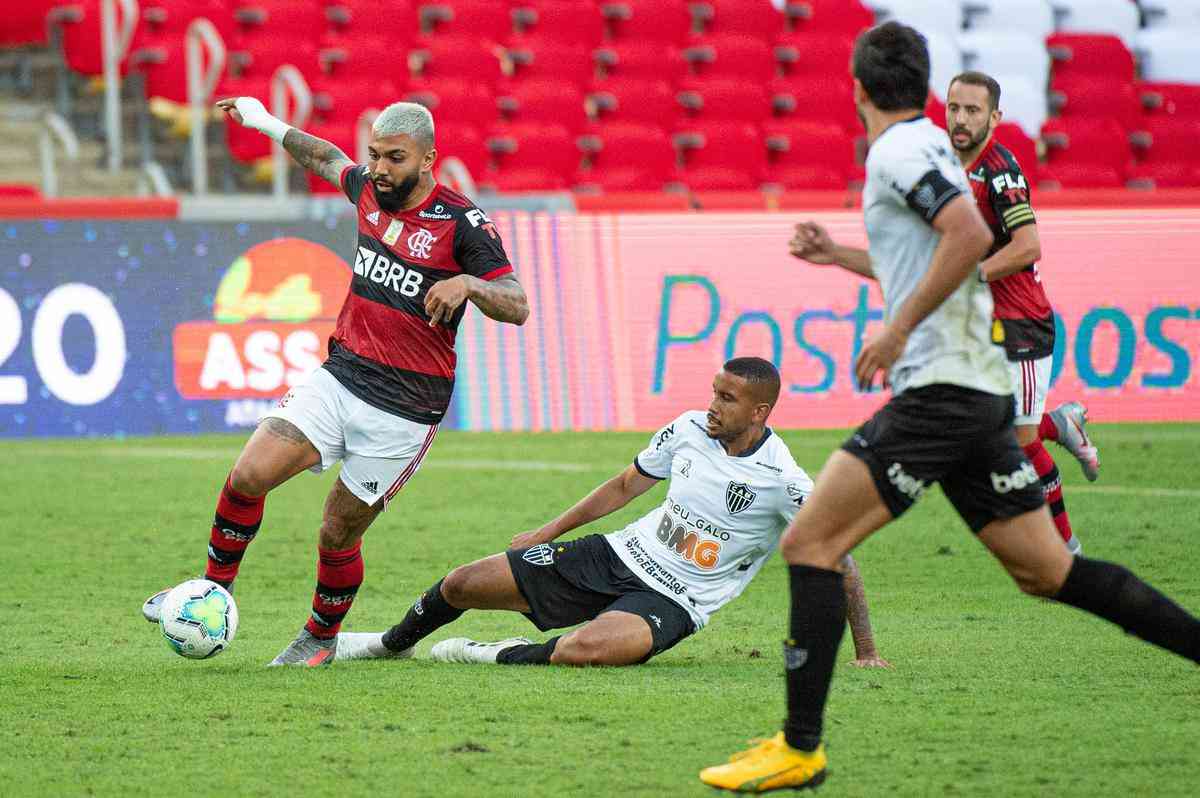 Atltico bateu o Flamengo por 1 a 0