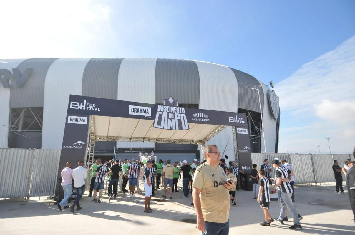 Fotos da inaugurao da Arena MRV