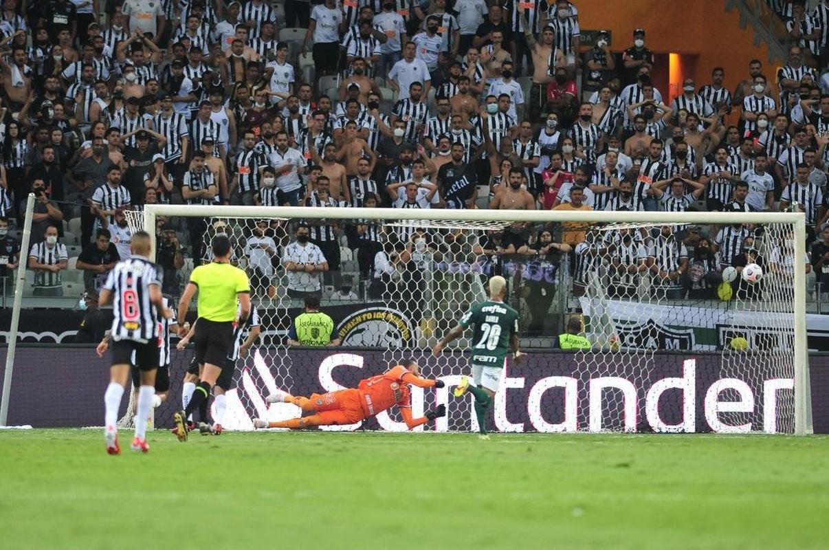 Fotos da partida de volta da semifinal da Copa Libertadores de 2021, no Mineiro, entre Atltico e Palmeiras
