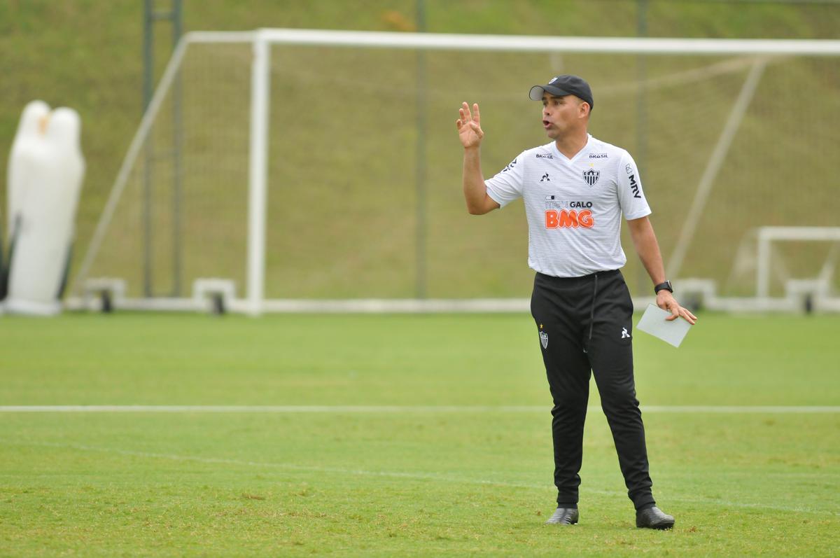Atltico treinou na tarde desta quinta-feira, na Cidade do Galo