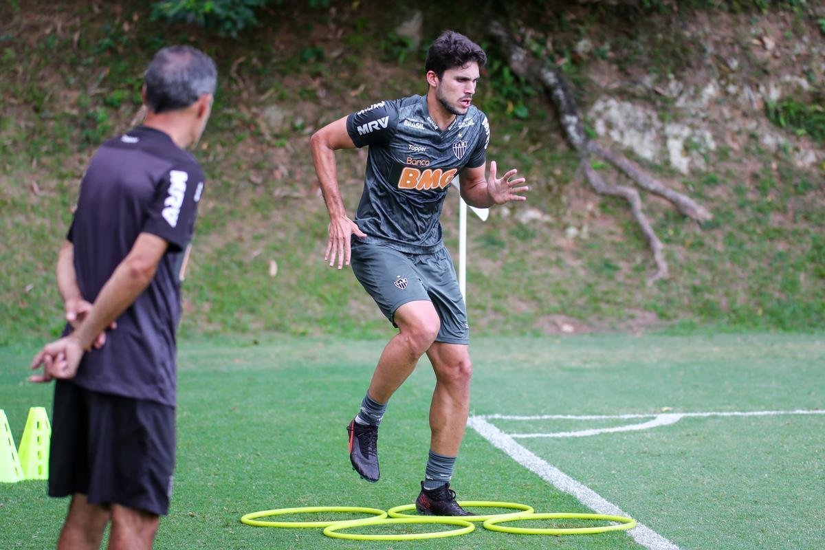 Atltico treinou nesta tera-feira, na Cidade do Galo