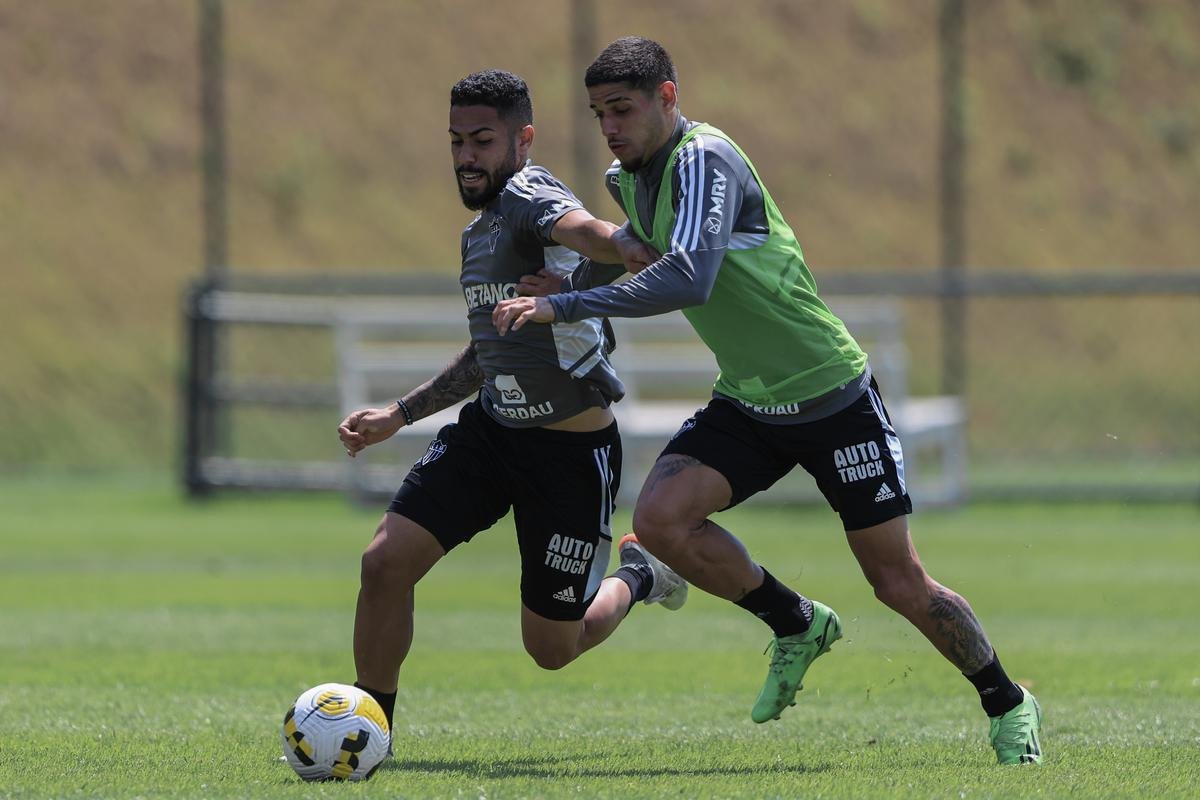 Imagens do treino do Atltico (8/9)