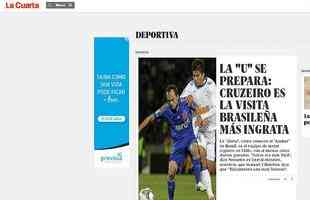 La Cuarta: 'Cruzeiro  a equipe com o melhor recorde no Chile. 'Antes era mais fcil', diz Nonato' (ex-lateral-esquerdo do Cruzeiro, em entrevista ao site chileno)