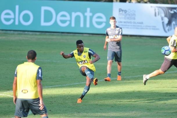 Jogadores do Atltico treinaram na tarde desta quinta-feira, dia seguinte ao empate por 0 a 0 com a Chapecoense