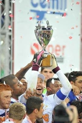 Em 2014, Fbio conquistou seu quinto ttulo mineiro depois de empate em 0 a 0 com o Atltico no Mineiro