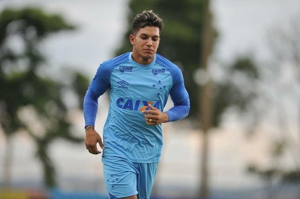 Lucas Romero pelo Cruzeiro na temporada 2018