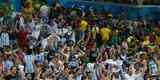 Fotos do jogo entre Brasil e Argentina na Arena Olmpica de Basquete (Rodrigo Clemente/EM D.A Press)