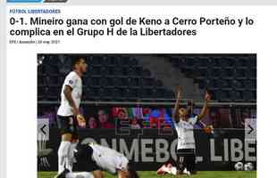 EFE - 'Atltico ganhou com gol de Keno e complicou o Cerro'