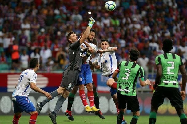 América enfrentou o Bahia neste sábado na Fonte Nova