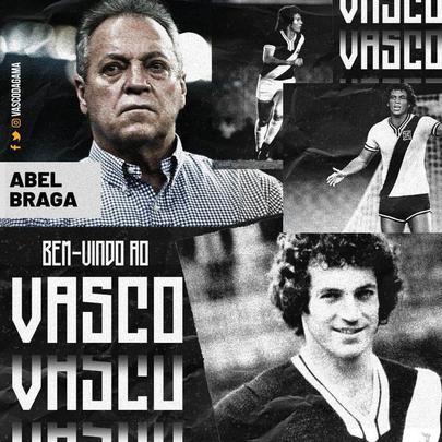 O Vasco anunciou a contratação do técnico Abel Braga, que estava sem clube
