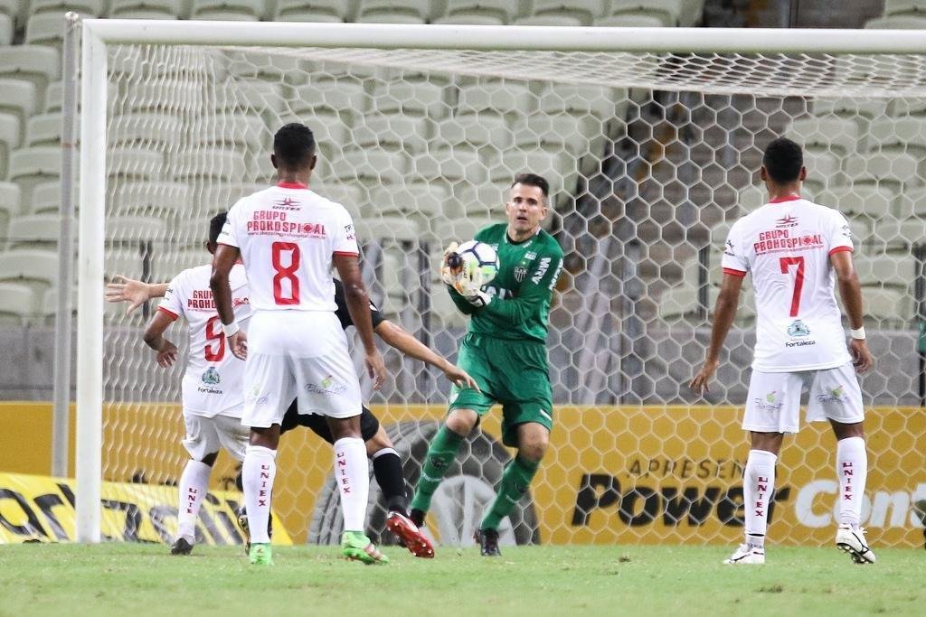 Veja imagens do empate entre Ferrovirio-CE e Atltico no Castelo