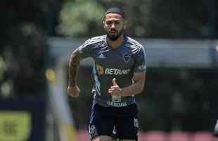 Treino do Atltico na Cidade do Galo, na manh desta tera-feira (11/10).