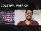 Patrick, do Atltico, reage a pergunta de duplo sentido em coletiva; veja