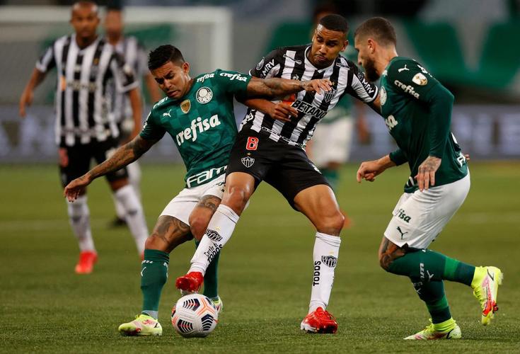 Fotos do jogo de ida da semifinal da Copa Libertadores de 2021, entre Palmeiras e Atltico, no Allianz Parque, em So Paulo