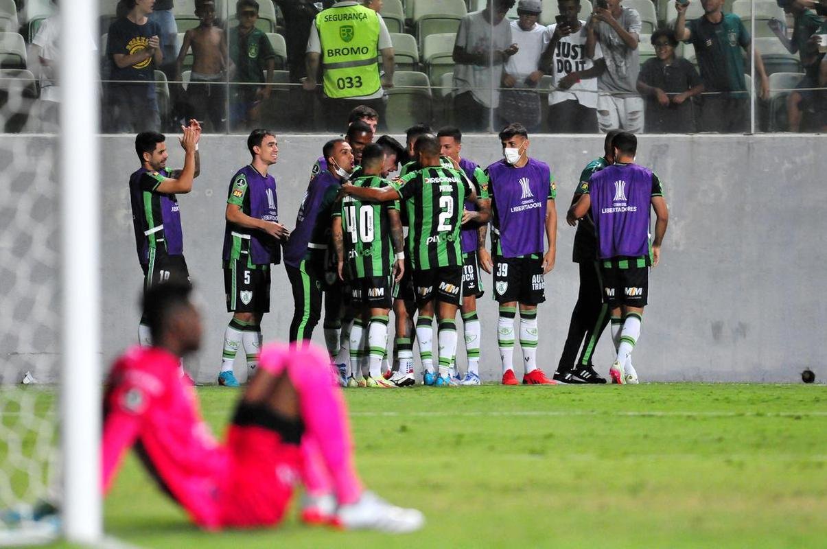 Fotos do jogo entre Amrica e Tolima, no Independncia, em Belo Horizonte, pela terceira rodada do Grupo D da Copa Libertadores 2022
