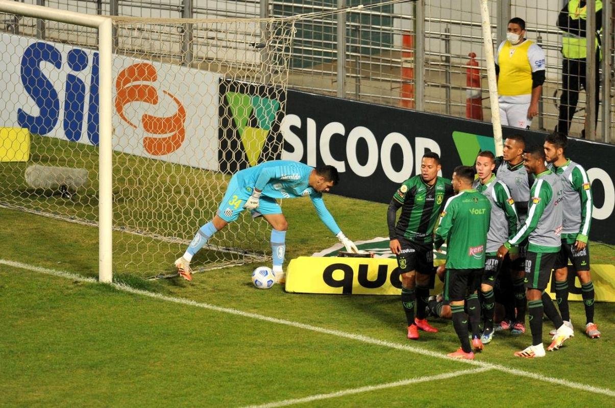 Amrica x Santos: fotos do jogo pelo Campeonato Brasileiro