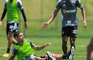 Atltico treinou na manh desta segunda-feira (16/1) na Cidade do Galo.