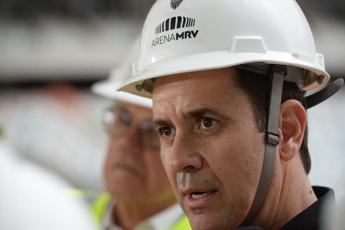 Bruno Muzzi, CEO do Atltico, nas obras