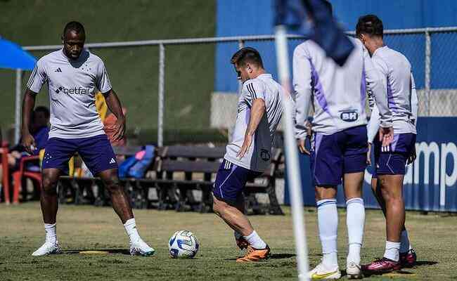 Cruzeiro fechou a preparao para o duelo contra o Cuiab com um treino neste domingo (21/5)