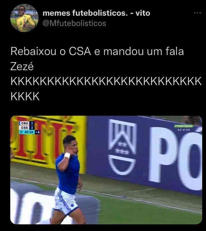 Os melhores memes sobre o engraçadíssimo jogo Cruzeiro x CRB