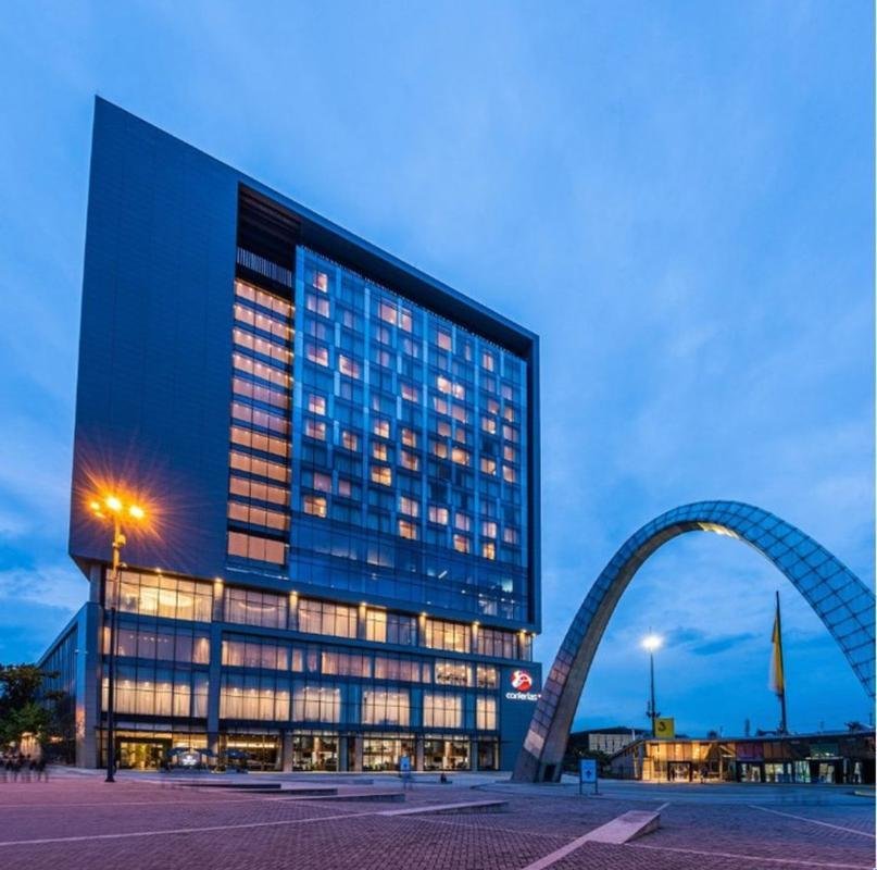 Fotos do Hilton Bogota Corferias, hotel que receber a delegao do Atltico na Colmbia para o compromisso pela Copa Libertadores, diante do Millonarios.