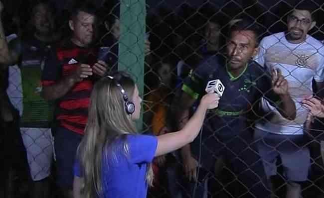 Torcedor do Tocantinpolis protagonizou cena inusitada durante o jogo da Copa do Brasil
