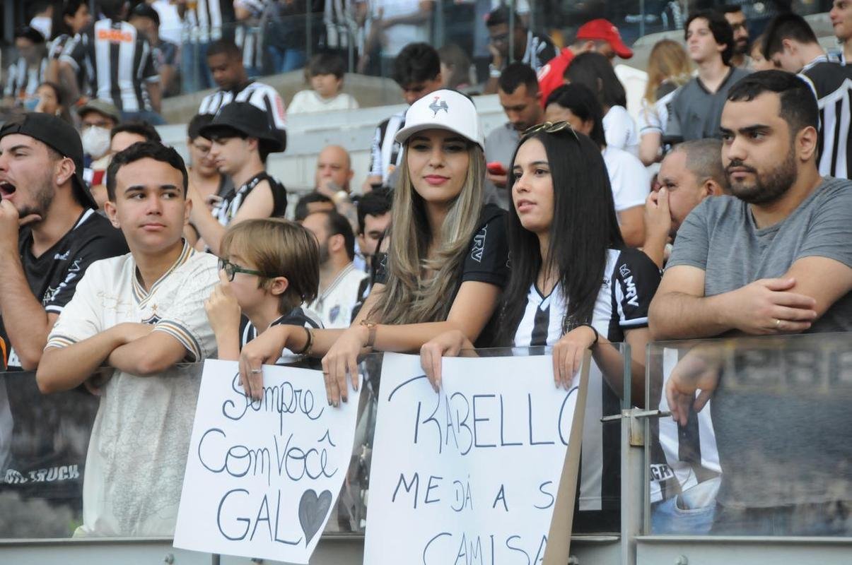 Fotos da torcida do Atltico na partida contra o Flamengo, no Mineiro, em Belo Horizonte, pela 13 rodada do Campeonato Brasileiro