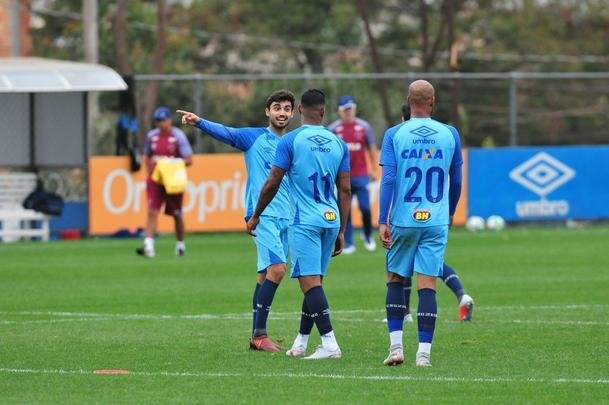 Cruzeiro iniciou preparao para clssico contra o Atltico com reservas em campo na Toca da Raposa II