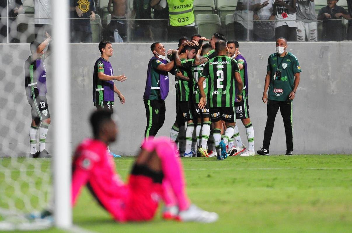 Fotos do jogo entre Amrica e Tolima, no Independncia, em Belo Horizonte, pela terceira rodada do Grupo D da Copa Libertadores 2022