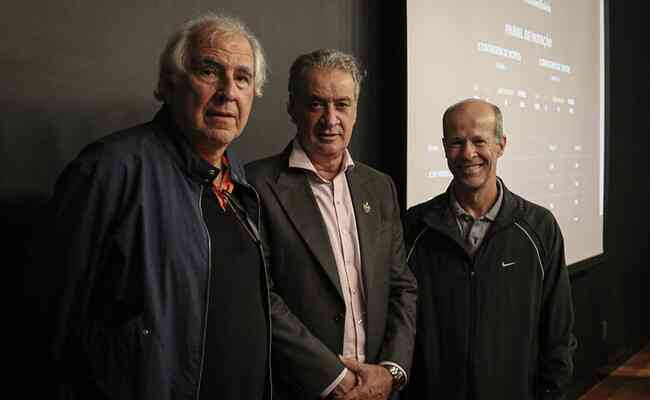 Rubens Menin, Srgio Coelho e Ricardo Guimares, dirigentes do Atltico