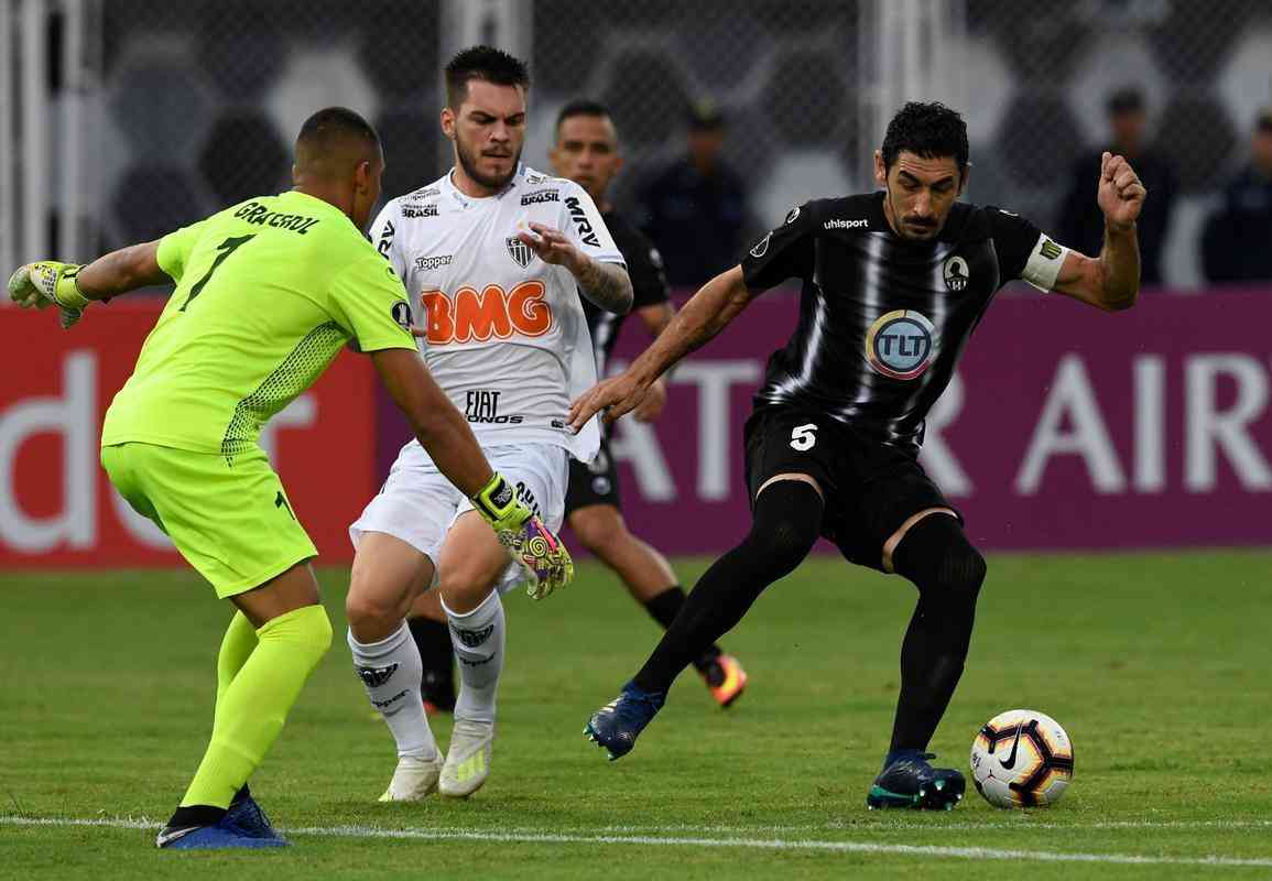 Atltico abriu 2 a 0 sobre o Zamora no primeiro tempo, com dois gols de Alerrandro