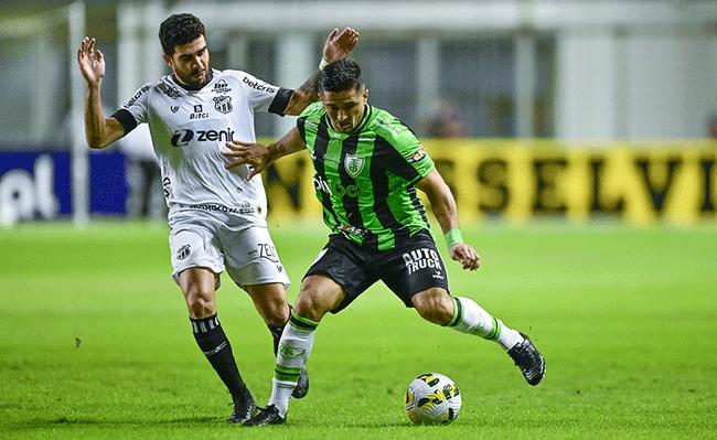 Em 8 de junho, o América recebeu o Ceará no Horto e perdeu por 2 a 0