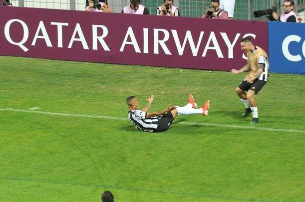 No segundo tempo, Atltico pressionou o Unin La Calera e chegou ao gol com Alerrandro: 1 a 0