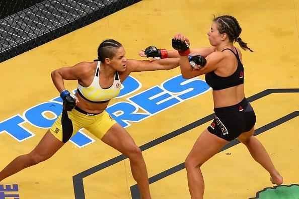 Fotos da grande vitória de Amanda Nunes pelo cinturão do UFC