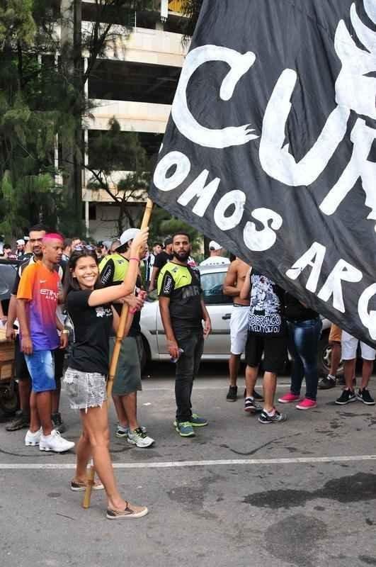 Torcida do Atltico no clssico contra o Cruzeiro, no Mineiro, pela 10 rodada do Estadual