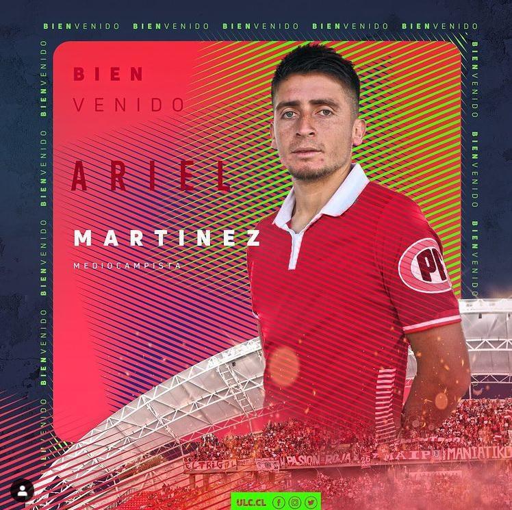 Ariel Martínez, meio-campista (Unión La Calera, do Chile)