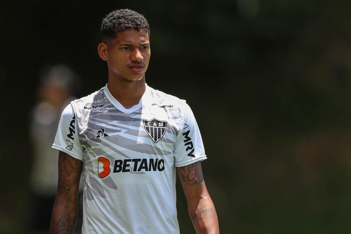 Fotos do treino do Atlético nesta quarta-feira, que contou com Nacho Fernández