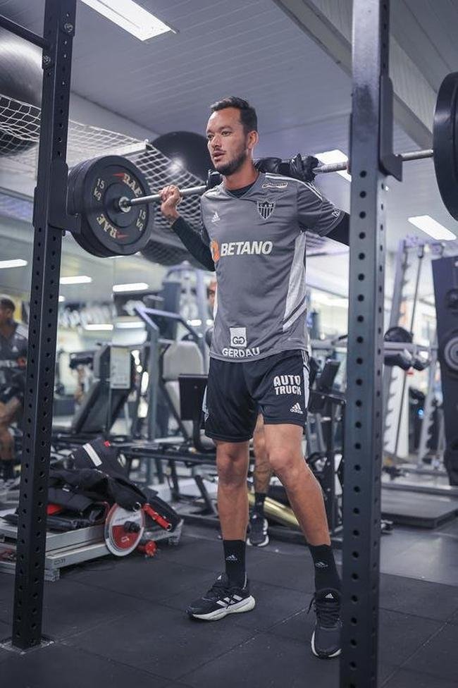Treino do Atltico na Cidade do Galo, na manh desta tera-feira (11/10).