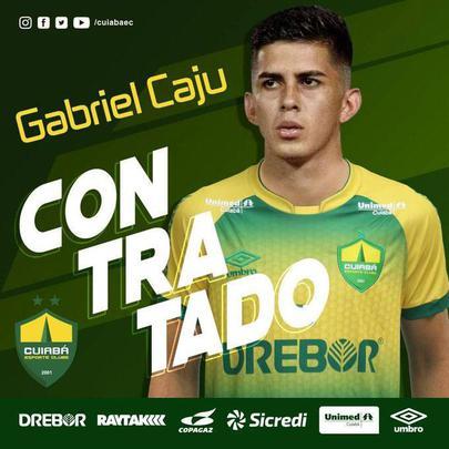 O Cuiab anunciou a contratao do meia Gabriel Caju, que estava no Imperatriz