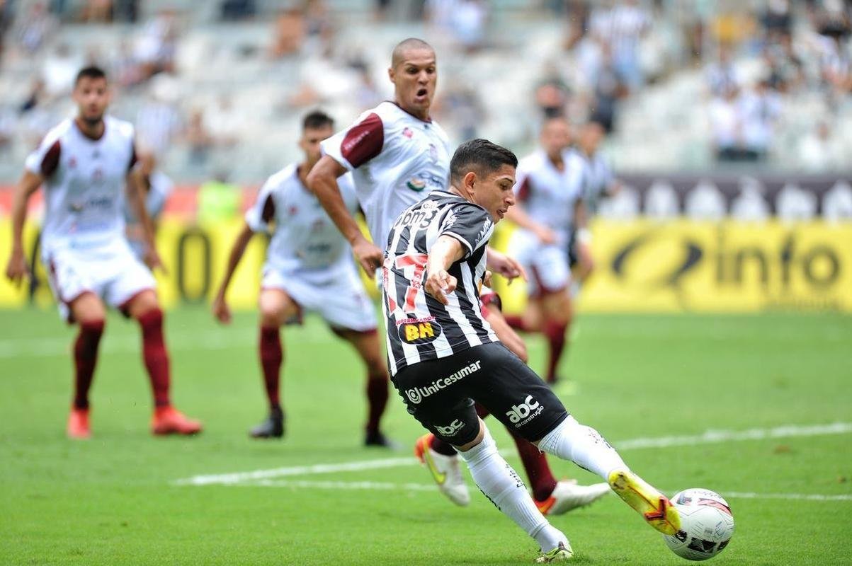 Fotos do jogo entre Atltico e Patrocinense, pelo Campeonato Mineiro
