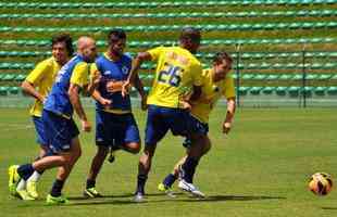 Equipe encerrou preparao para enfrentar o Coritiba com treino no CT do JMalucelli