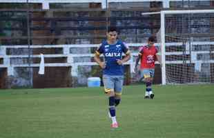 Imagens do treino do Cruzeiro antes do jogo contra o Nacional-PAR, pela Copa Sul-Americana