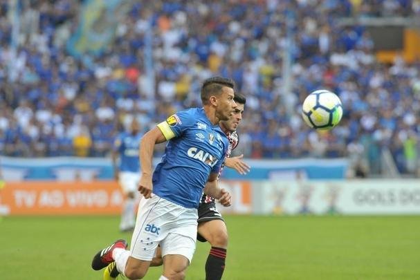 Fotos do jogo entre Cruzeiro e So Paulo