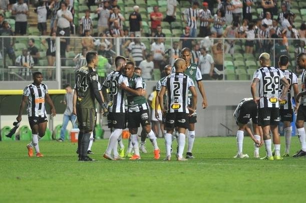 Fotos do jogo entre Atltico e Grmio